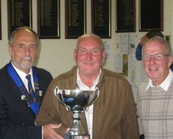 Mens Pairs winners Terry Hammett, George Spencer