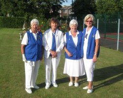 Ladies Pairs finalists