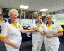 Ladies Pairs Runners Up - Sue Lee and Debbie Rose