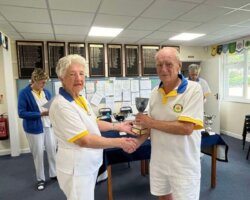 Mens Pairs Runners Up - Steve Seare and David Stafford (pictured)