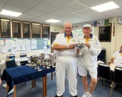 Mens Pairs Winners - Terry Bowles and Rory Levy