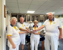 Mixed Triples Winners - Steven Lait, Marilyn Moodie and Terry Bowles