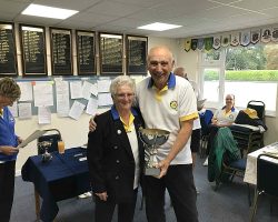 Mens Pairs Winners - Alan Pallett (pictured) & Dave Stafford