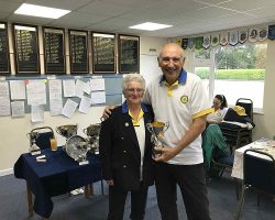 Mixed Pairs Runners Up - Alan Pallett (pictured) & Linda Mitchell
