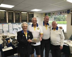 Mixed Triples Runners Up - Sue Perdue, Steve Seare & Peter Moodie