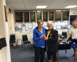 Ladies Veterans Runner Up. Rachel McLeod